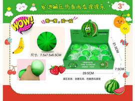 Антистресс-мялка «Арбуз» 7 см (12шт/уп) 9717-9 доставка оптом в Донецк