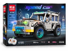 Конструктор «Джип» 11*21*10,5 см на р/у на бат. 8706 доставка оптом в Донецк