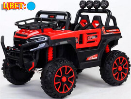 Электромобиль Джип на р/у 2-местный (аккум. 12V, 12,8Ah, свет, звук, подключение USB+MP3, до 3 км/ч, до 7 лет, до 25 кг) синий HQC005-6188 доставка оптом в Донецк