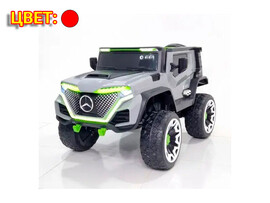 Электромобиль Джип Мерседес на р/у 2-местный (аккум. 12V, 15Ah, свет, звук, подключение USB+MP3, до 6 км/ч, до 6 лет, до 30 кг) красный HQC015-1618 доставка оптом в Донецк