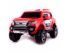 Электромобиль Джип Полиция на р/у 2-местный (аккум. 12V, 7Ah, свет, звук, подключение USB+MP3, до 5 км/ч, до 8 лет, до 30 кг) красный HQC020-X6J доставка оптом в Донецк