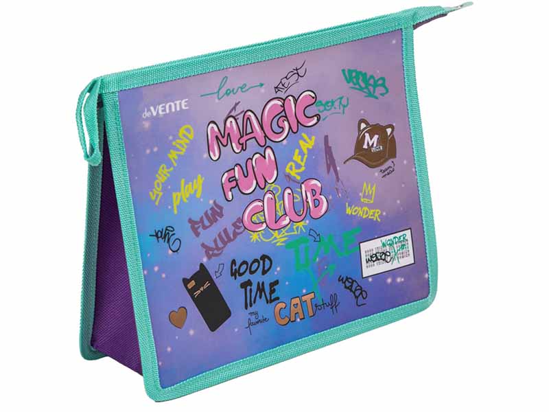 Папка для тетрадей А5 deVENTE Magic Club на молнии 8056426