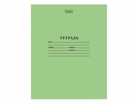 Тетрадь 12л. Зеленая, доп. косая линия