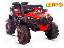Электромобиль Джип на р/у 1-местный (аккум. 12V, 7Ah, свет, звук, подключение USB+MP3, до 5 км/ч, до 8 лет, до 30 кг) оранжевый HQC037-1988 доставка оптом в Донецк