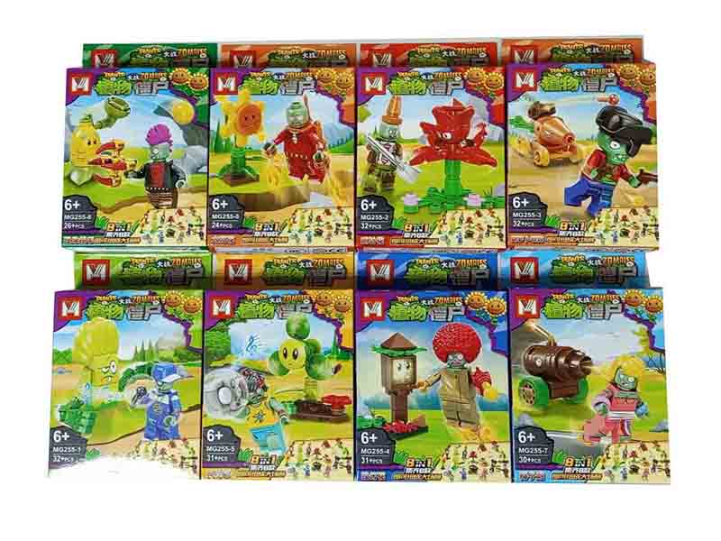 Конструктор "Растения против Зомби", в ассорт. Арт. MG255