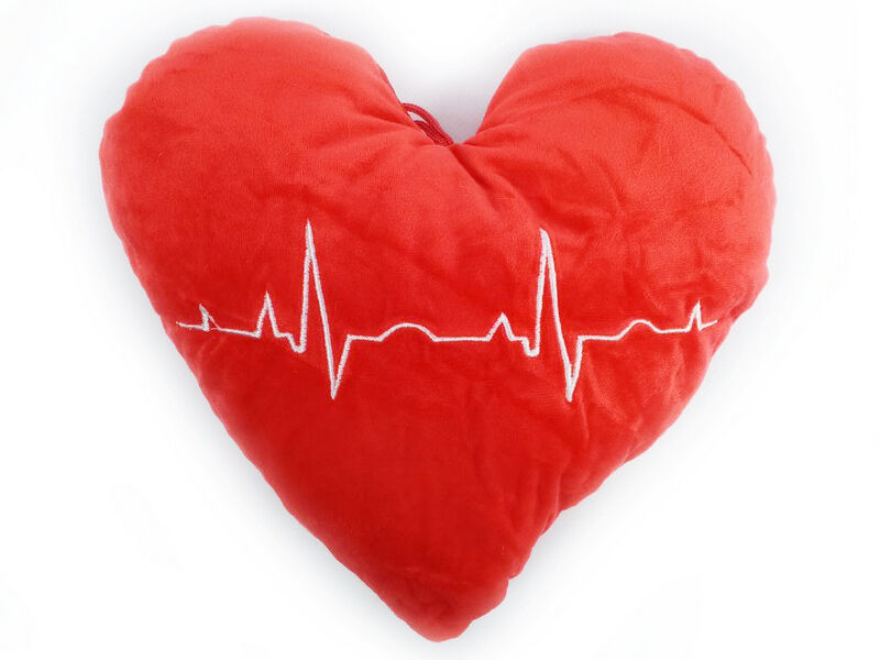 Донецк игрушка оптом Подушка Сердце 1280-25/25