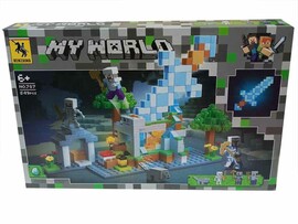 Конструктор My World "Дом с мечом" 549 дет., 44*30 см в кор. Арт. QG787