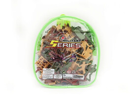 Набор солдат 16*15*6 см в рюкзаке 1006-G доставка оптом в Донецк