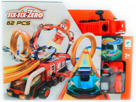 Трек кольцевой «Пожарный» 62 дет. 40*30*9 см в кор. 660-A98 доставка оптом в Донецк