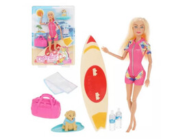Кукла Defa Lucy  "Пляжный отдых"29 см, шарнир., 6 предм., блистер. Арт. 8471 pink