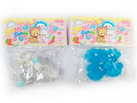 Сквиш «Лапки» 3 см 4 шт с бусинками (20шт/уп) KKX 16890 доставка оптом в Донецк