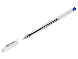 Ручка гелевая OfficeSpace "Classic" прозрачный корпус 0,5 мм СИНЯЯ доставка оптом в Донецк