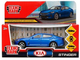 Технопарк. Машина «KIA STINGER» металл. инерц. 12 см (открыв. двери, багажник) синяя доставка оптом в Донецк