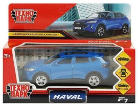 Технопарк. Машина "HAVAL f7" металл. инерц. 12 см (открыв. двери, багажник) синяя доставка оптом в Донецк