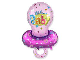 Шар-фигура «Пустышка» розовая 36 см доставка оптом в Донецк