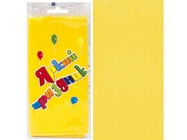 Скатерть Желтая 120*140 см доставка оптом в Донецк