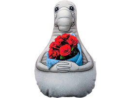 Мягкая игрушка «Ждун с цветами» 30 см МТ11065 доставка оптом в Донецк