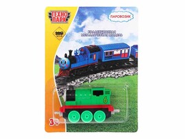 Технопарк. Паровозик металл. 7,5 см на планшете доставка оптом в Донецк