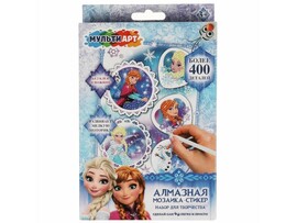 Алмаз. мозаика-стикеры "Голубая принцесса" STICK-FRO