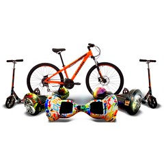 Велосипеды, самокаты, скейты, ролики