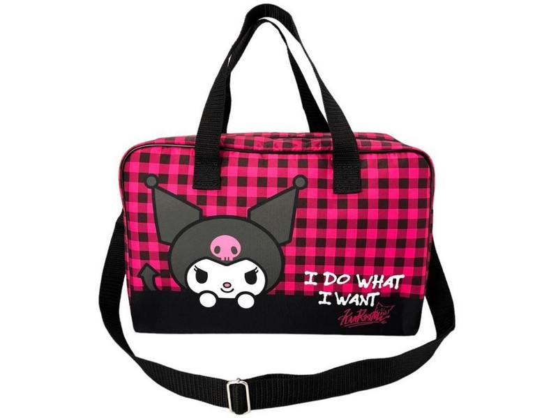 Донецк игрушка оптом Сумка для внешкольных занятий "Kuromi. I do what I want" 33*22*12 см