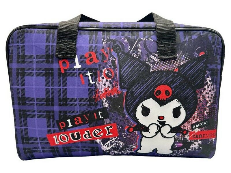 Донецк игрушка оптом Сумка для внешкольных занятий "Kuromi. Play it louder" 33*22*12 см