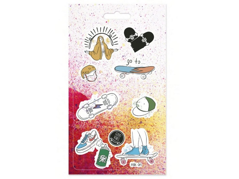 Донецк игрушка оптом Наклейки "Good vibes"