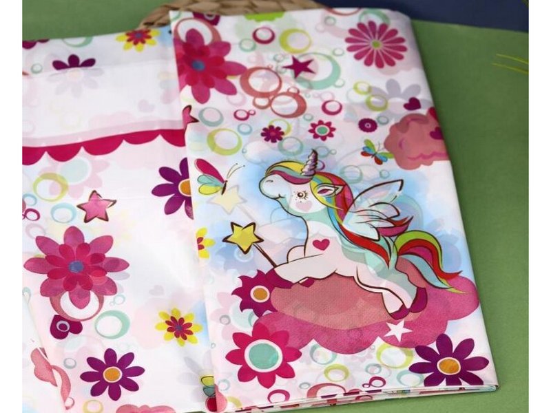 Донецк игрушка оптом Скатерть "Единорожка" 110*180 см