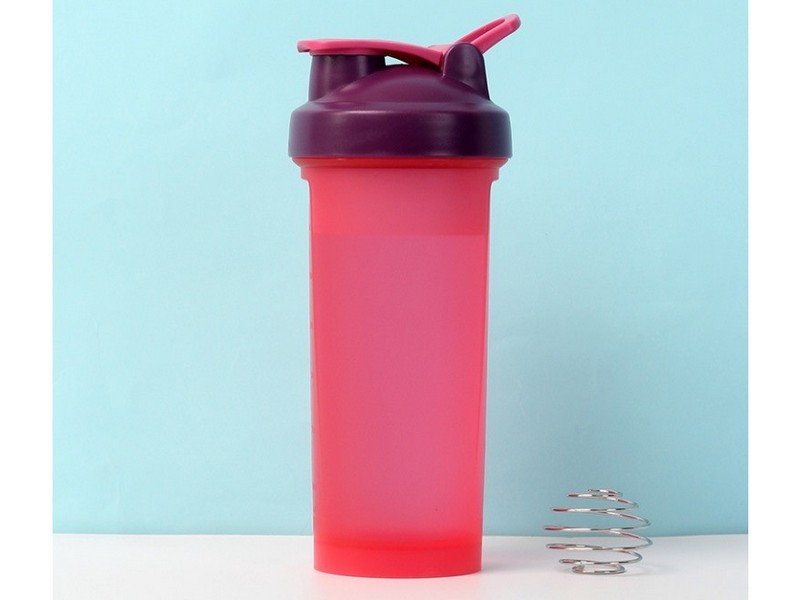 Донецк игрушка оптом Спортивный шейкер "Beautiful life" red 600 мл
