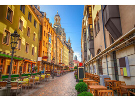 Холст с красками 40х50 см по номерам. ТИХОЕ УТРО В ГОРОДЕ доставка оптом в Донецк