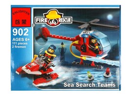 Конструктор "Пожарная служба" 111 дет., 18*14 см в кор. BRICK902