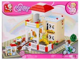 Конструктор "Загородный дом" 380 дет., в кор. M38-B0533