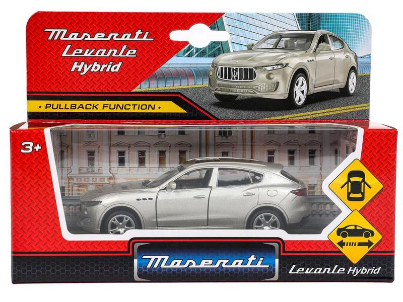 Донецк игрушка оптом Технопарк. Машина «MASERATI LEVANTE» металл. инерц. 11,5 см (открыв. двери) серебристый