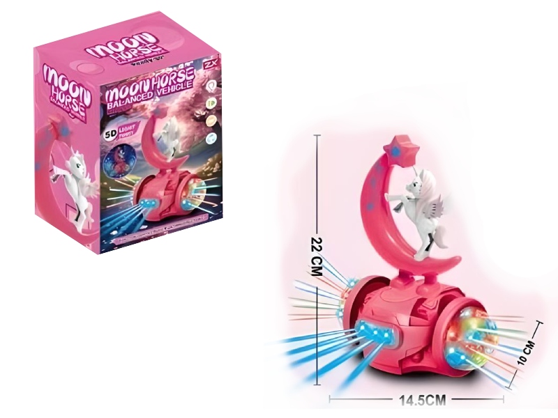 Музык. игр. "Единорог" 22 см, на бат., свет, звук, в кор. Арт. 2847452
