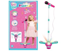 Микрофон "Girl's Club" на стойке, bluetooth, диско-шар, 21*36 см в кор. Арт. IT109936