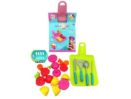 Набор Повар "Girl's Club": продукты-конструктор, корзина, доска, в кор. 25*15 см. IT109949