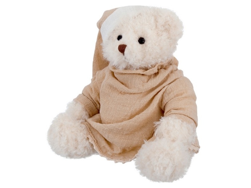 Мягкая игр. Мишка в ночном колпаке 22 см в пак. Арт. RL24033-22