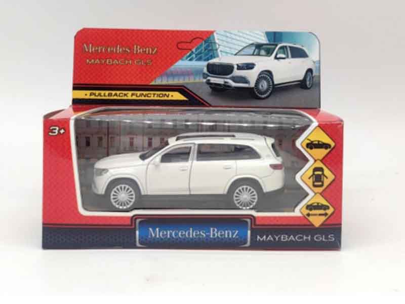 Машина металл. Mercedes-Benz GLS Maybach 12 см, дв., баг., инерц., белый. Технопарк