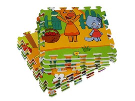 Коврик-пазл "Оранжевая корова" 31.5*31.5 см, 8 эл. FS-OC