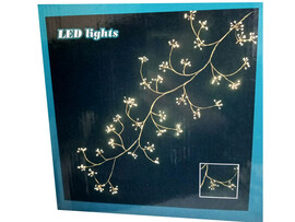 Гирлянда Ветка "Роса" 288 л., 2 м, пульт, 12 вет. по 3 отростка, 8 реж, регул. яркости. LF-288L