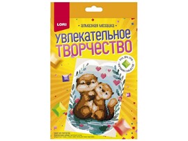 Алмазная мозаика 14,8*21 см "Сладкая парочка" (неполное заполнение) доставка оптом в Донецк