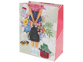 Пакет подар. мат. лам. Летний пикник 30*41.5 см, 3D эл. ППК-3601