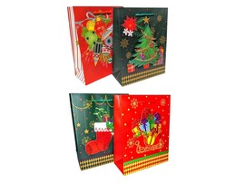 Пакет подар. "Новогодние чудеса" 18*23*8 см, объем., глиттер