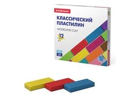 Пластилин ErichKrause® Basic 12 цв., 192г