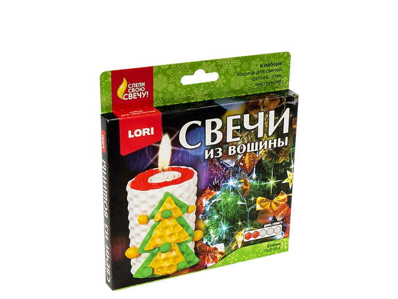 Свечи из вощины "Ёлочка"