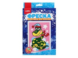 Фреска. Картина из песка "Змейка"