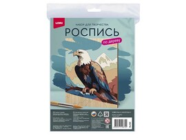 Роспись по дереву. Картина "Горный орел"
