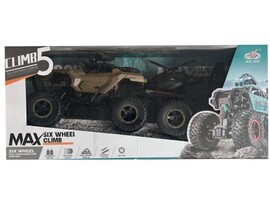 Машина Р/У "Внедорожник Мега" с вертолетом 50 см, 6 колес, амортиз., аккум., USB, в кор.