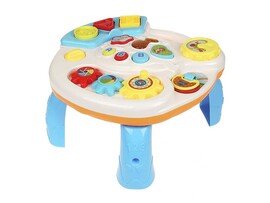 Муз. разв. игр. Столик 30*25 см, 10 песен, 25 звуков, фраз, свет. ZY900052-R