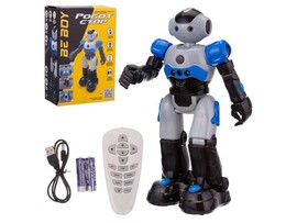 Робот Р/У "Beboy" 2 вида управл., 48 фраз, танцы, свет, 19*28 см в кор. IT109846